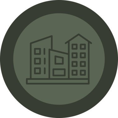 Yapı simgesinin vektör illüstrasyonu