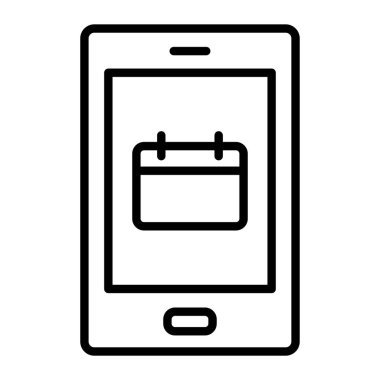 cep telefonu ikonu vektör illüstrasyonu