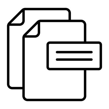 Dosya. Web simgesi basit tasarım