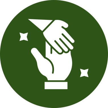 Yıldız ikonuyla bir fincan kahve. vektör illüstrasyonu