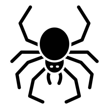 Örümcek ikonu vektörü. izole vektör sembolü.