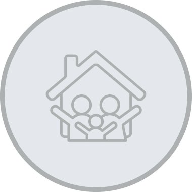 Beyaz arka planda ev vektör çizimi. Birinci kalite semboller. Konsept ve grafik tasarım için ince çizgi simgesi.