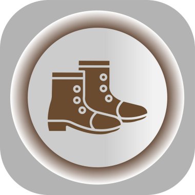 Benzersiz ayakkabı vektör simgesi