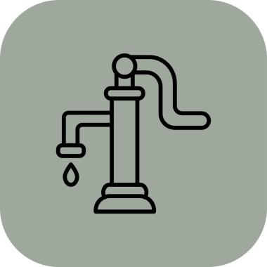 vektör su musluk simgesi