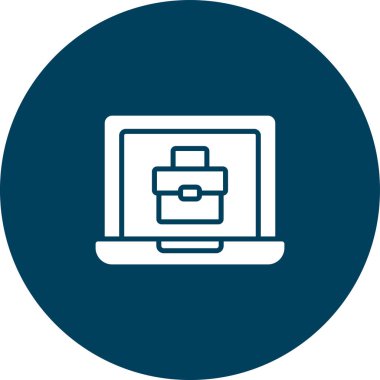 Bilgisayar kutsal kişilerin resmi. Düz tasarım stili.