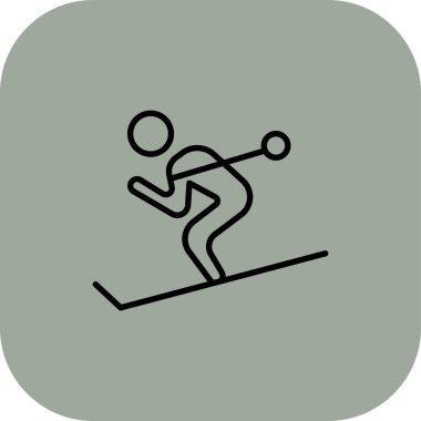 kayak simgesi, resim beyaz arkaplanda izole edildi