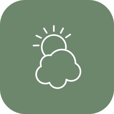 Soyut arkaplanda bulut simgesi izole edildi