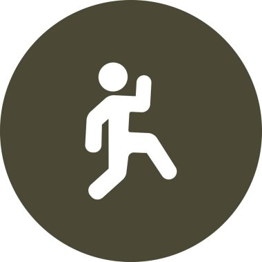 Bir insan simgesinin vektör illüstrasyonu