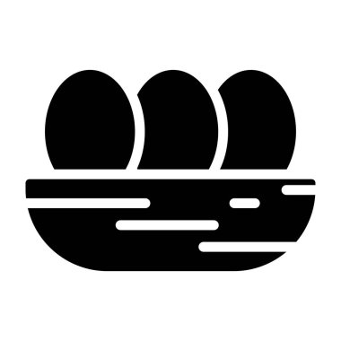 Bir kedi simgesinin vektör illüstrasyonu