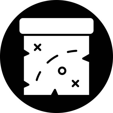 Gıda simgesinin vektör illüstrasyonu