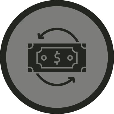 Bozuk para. Web simgesi basit illüstrasyon