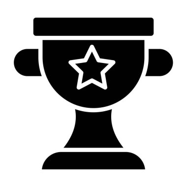 Kupa ödülü simgesi, basit biçim