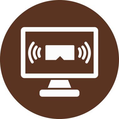 Modern simgenin vektör illüstrasyonu