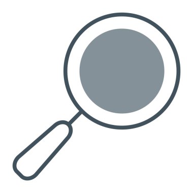 Büyütme cam simgesi vektör illüstrasyonu