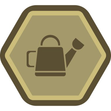 çay potu simge vektör çizim