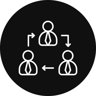 İnsan simgesinin vektör illüstrasyonu