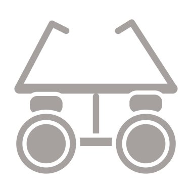 ev arabası ikon vektör çizimi tasarımı