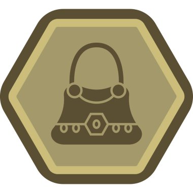 Bir altın ve siyah simgenin vektör illüstrasyonu