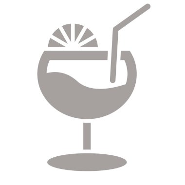 Saman simgesi ile kokteyl