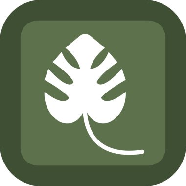 Yaprak ikonu vektör illüstrasyonu