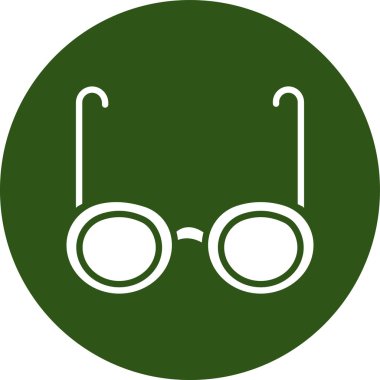 gözlük ikonu vektör illüstrasyonu