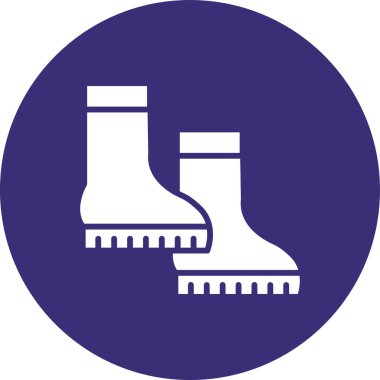 Modern bot simgesinin vektör çizimi