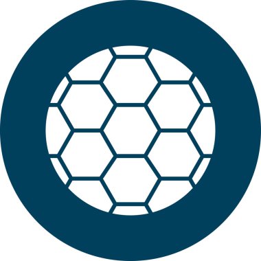 vektör futbol simgesi illüstrasyonu