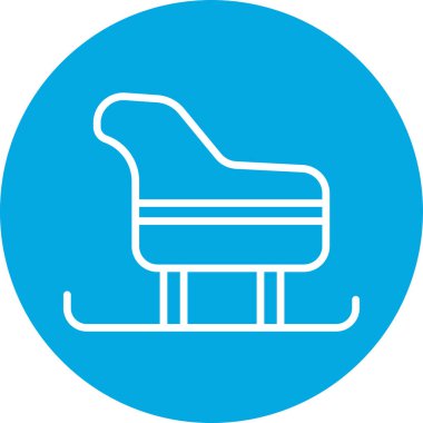 Sandalye. Web simgesi basit illüstrasyon