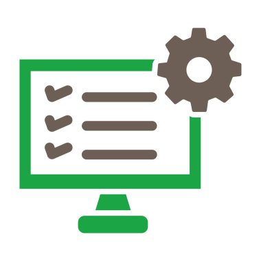 Ayarlama. Web simgesi basit illüstrasyon