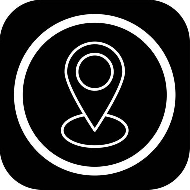 sizin tarzınızda vektör konumu simgesi