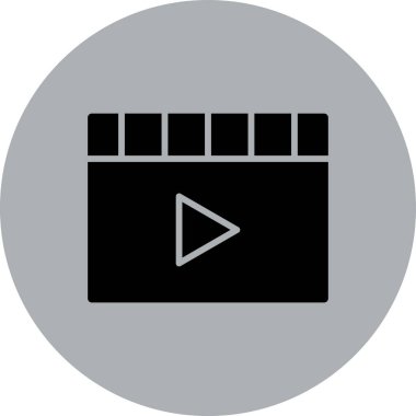 Kişisel ve ticari kullanım için vektör çoklu ortam simgesini.