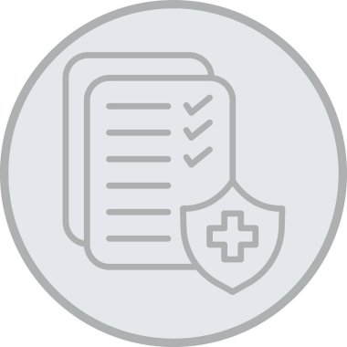 tıbbi kontrol vektör simgesi modern satır tasarımı