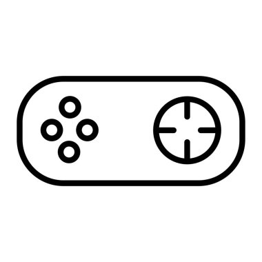 oyun kontrol simgesi vektör çizimi.