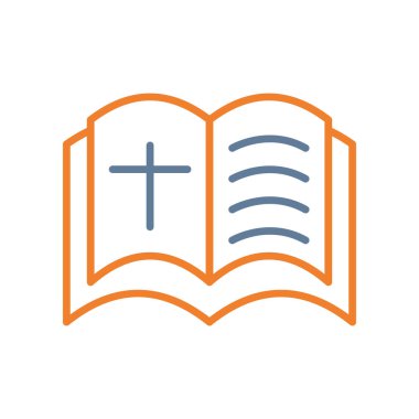 kitap simgesi vektör illüstrasyonu