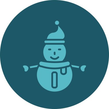 Kardan adam simge vektör çizim