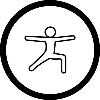 Adamım. Web simgesi basit illüstrasyon