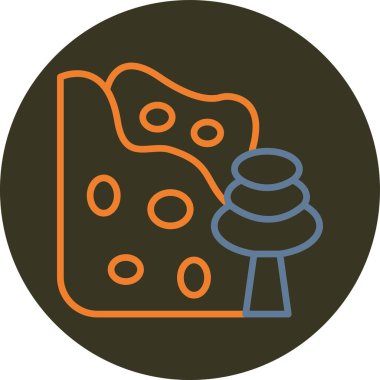 Gıda simgesinin vektör illüstrasyonu