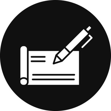 Belge. Web simgesi basit illüstrasyon