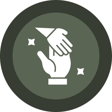 El Sarsıcı Simge Vektörü İllüstrasyonu