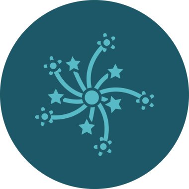 vektör kar tanesi simgesi illüstrasyonu