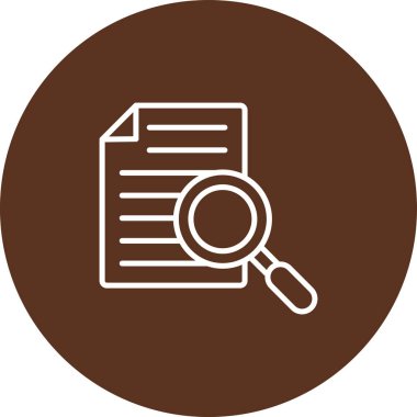 Büyüteç simgesi. vektör illüstrasyonu