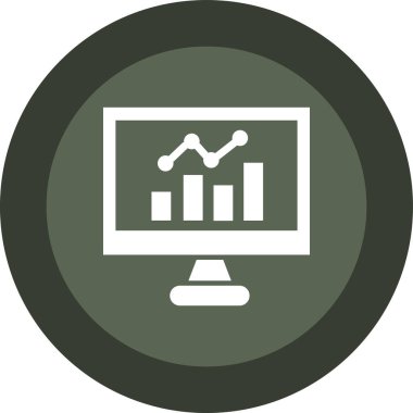 analitik simge vektör illüstrasyonu