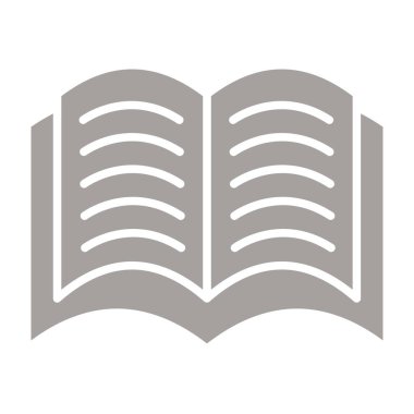 kitap simgesi, vektör illüstrasyonu