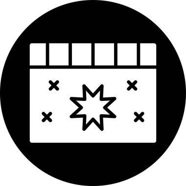 Takvim. Web simgesi basit illüstrasyon