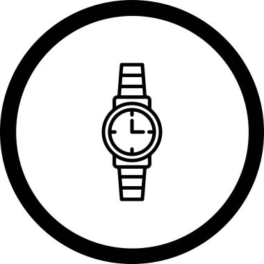 Kolayca düzenleyebilen veya düzenleyebilen Saat Vektörü simgesi