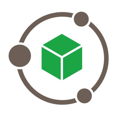 Vektör illüstrasyonu, simge ögesi arkaplanı