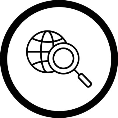 Vektör genel arama simgesi