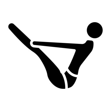 Bir tenis oyuncusunun vektör illüstrasyonu