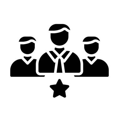 insanlar simge vektör illüstrasyonu