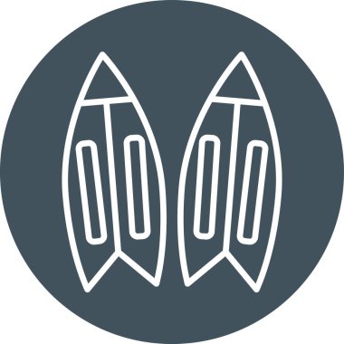 Modern bir simgenin vektör illüstrasyonu